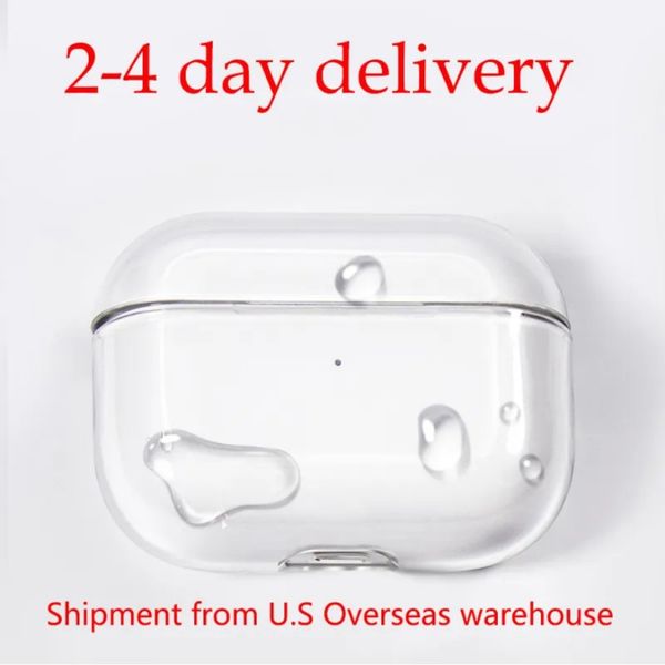 Pour AirPods Pro 2 Écouteurs AirPod 3 Silicone solide mignon Cover Protective Cover Apple Wireless Charging Boîte Shockproof 3nd 2nd Case
