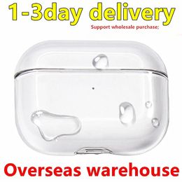 Para AirPods Pro 2 Bluetooth Aurphones Accesorios Silicona sólida Linda cubierta protectora Caja de carga inalámbrica 2da caja