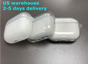 Voor Airpods pro 3rd air pods Hoofdtelefoonaccessoires Stevige siliconen Leuke beschermende oortelefoonhoes Draadloos oplaaddoos Schokbestendig hoesje PRO2