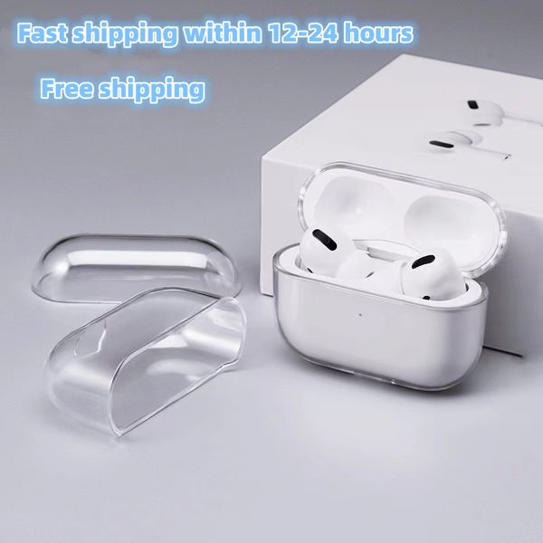 Pour Airpods Pro Case Airpod 2 3 Écouteurs Airpod Bluetooth Accessoires pour écouteurs Housse de protection en silicone solide Boîte de chargement sans fil Apple Étui antichoc