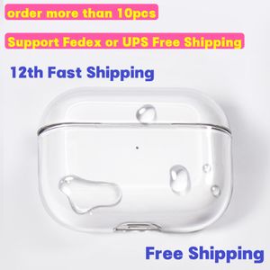 Pour Airpods Pro Casque Accessoires Nouvelle Housse De Protection Apple Airpod 2 3 Gen Bluetooth Casque Ensemble Blanc PC Dur Shell Écouteurs Protecter