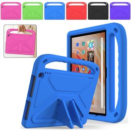 Voor Amazon Fire Max 11 13e Gen 2023 Case EVA Handhouder Kids Stand Tablet Cover Voor Amazon HD 10 8 Plus 2021 2020 Fire 7 2022