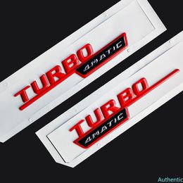 Pour AMG 4Matic Turbo Logo Badge Sticker Fender Sticker pour A180 W176 W169 A200 A250 A209 A45 A150 A160 A209