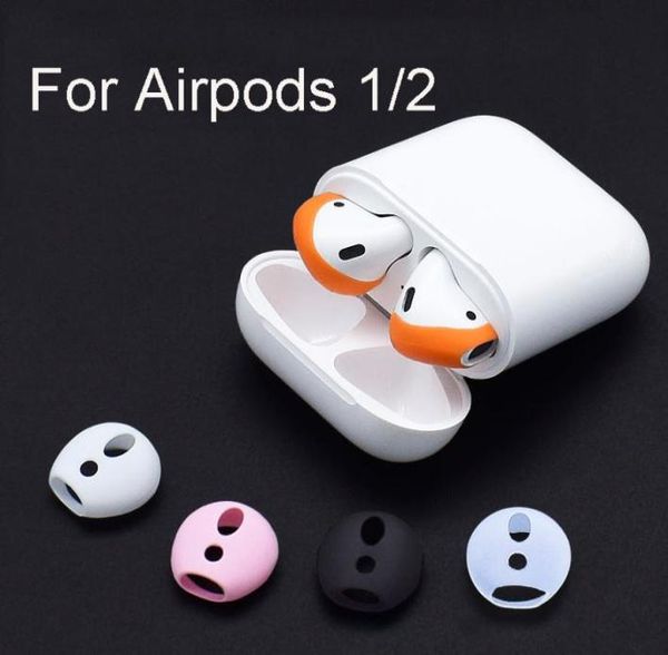 Para Apple airpods 1 2 funda de silicona antipérdida auriculares inalámbricos Bluetooth funda ultrafina antideslizante para orejas caps6586869
