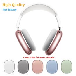 Para Apple AirPods Max Pro 2 Accesorios de auriculares Bluetooth TPU TPU Solid Silicone impermeable