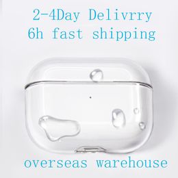 Voor Apple Airpods pro 2 2e generatie airpod 3 pro's Hoofdtelefoonaccessoires Stevig TPU Siliconen Beschermende oortelefoonhoes Draadloos opladen Schokbestendig hoesje