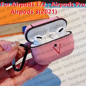 Pour Apple Airpods Pro Case Accessoires de casque Airpods 3ème génération 2ème Air Pods Max Case Luxe Gaufrage Lettre Sans Fil Bluetooth Écouteur Protecteur avec Crochet