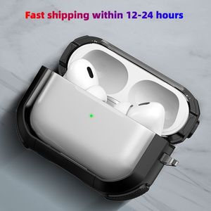 pour écouteurs Apple airpods pro2 3 Étuis de protection transparents pour écouteurs AirPODSPro 2 génération Étui de protection anti-choc Bluetooth anti-chute 3 génération