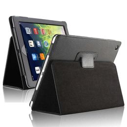 Voor iPad 2 3 4 Case Auto Flip Litchi PU Lederen Cover voor Nieuwe iPad 2 iPad 4 10.5 10.2 9.7 Samsung T580 Smart Stand Holder Folio Case