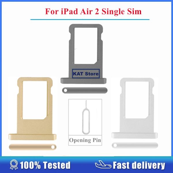 Para Apple iPad 6 Air 2 A1567 A1566 SIM SILP Supporter Bandeja SIM SIM con piezas de reemplazo de herramienta de pin de eject