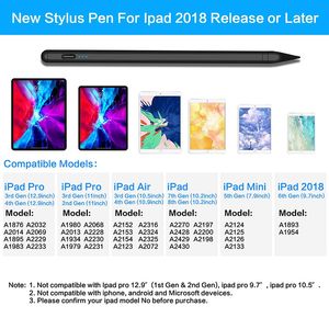 Voor Apple iPad Stylus Pencil met laadlijn Smart Touch Screen Drawing Pen voor iPad Air Pro Mini 2018-2022 Writing Pen USB