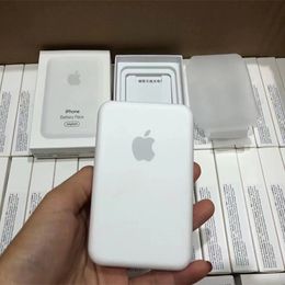 Para Apple iPhone fuerte Magnético inalámbrico Bancos de energía móviles Teléfono de carga de inducción portátil de alta calidad 12 13 11 Pro Max Mini Magsafe QI Cargador inalámbrico