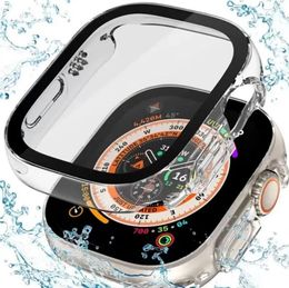 Voor Apple Smart Watches Ultra 8 -serie 49mm 1,99 inch scherm Gemengde kleur draadloos oplaad silicagel Fashion Watch Screen Case