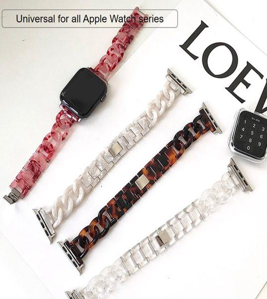 Pour Apple Watch Band 6 5 4 3 2 SE STRAP RESIN 38 mm 40 mm 42 mm 44 mm Style 9290867