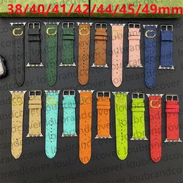 Für Apple Watch Band Designer-Uhrenarmband Apple Watch Serie 8 9 4 5 6 7 Ultra-Bänder 49 mm 40 mm 38 mm 42 mm 44 mm 45 mm Link iwatch Band 3D-Prägung Armband ap Uhrenarmbänder