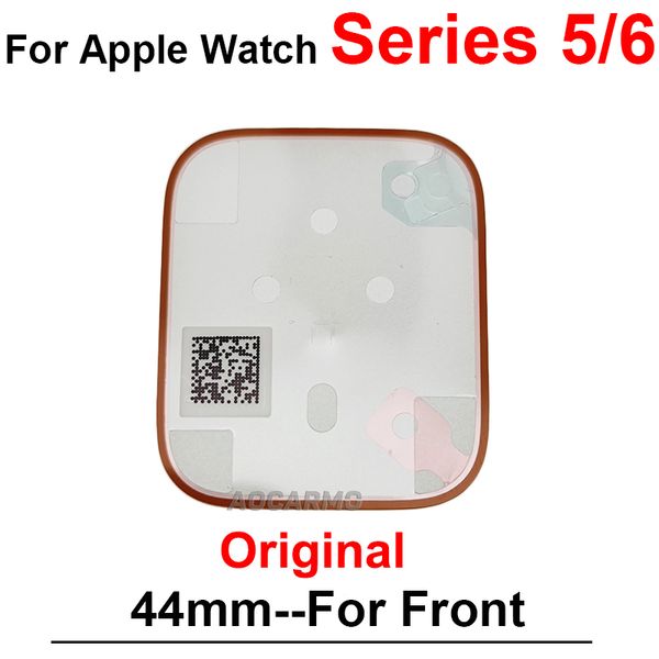 Pour la série Apple Watch 6 5 44 mm 40 mm Adhésif avant d'origine Affichage et colle de bande de couvercle arrière