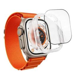 Para Apple Watch serie 8 iWatch 8 reloj inteligente correa de pulsera marina relojes fundas protectoras fundas de correas