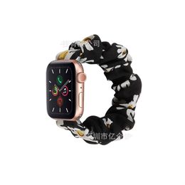 Pour Apple Watch bracelet bracelet Applewatch 876543SE bracelet de montre en Nylon bracelet de cheveux gros intestin élastique iwatch bracelet 38/41/42/42/44/45/49mm