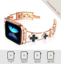 voor Apple Horlogebanden Luxe Metalen Diamanten Horlogebanden 49mm 45mm 38mm 40mm 42mm 44mm Vrouwen Bling Slim Glitter iwatch Serie Ultra7354326