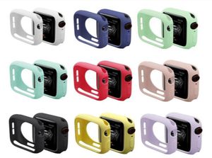 voor Apple Watch TPU Case band Siliconen cover iWatch Serie 4 3 2 1 Volledige Bescherming kleurrijke Gevallen 42mm 38mm 40mm 44mm9342039