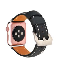 pour sangle Applewatch Crazy Horse en cuir STRAP 38 40mm 42 44mm9490178