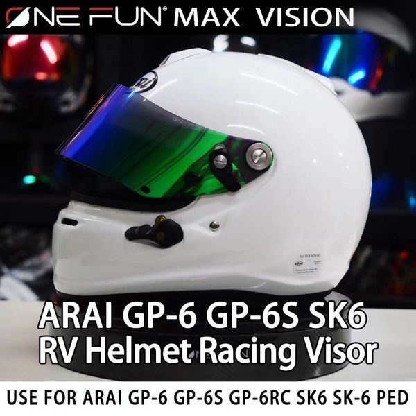 Para Arai Gp6 Sk6 Ped Gp6s Gp-6 Gp-6S Gp-6Rc Sk-6 Visor lente escudo máscara parabrisas casco accesorios Anti