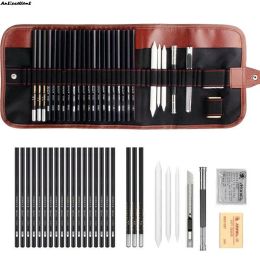 Voor Artist Beginner Student Sketch Stationery Supplies 29pcs Tekenen Sketch Set Charcoal Pencil Eraser Art Craft Painting Kits