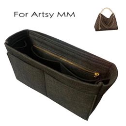 Voor kunstzinnige mm tas inzet organisator portemonnee inzetzak Shaper-3mm premium vilt handgemaakte 20 kleuren 210402284G