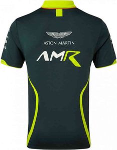 pour Aston Martin Polo Hommes Séchage Rapide Respirant Équipement De Rue Chemises À Manches Courtes Col Décontracté Motorsport F1 Team Racing