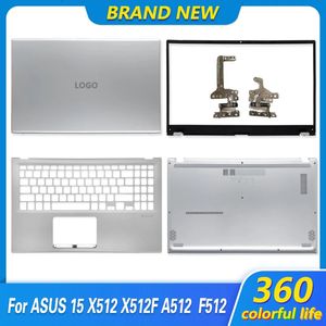Pour ASUS VivoBook 15 X512 X512F A512 A512F F512 F512D boîtier d'ordinateur portable LCD couverture arrière lunette avant repose-paume boîtier inférieur 240307