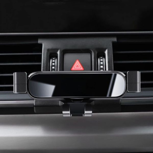 Para Audi A3 A4L A6L Q5 Q3 A5 2005-2023 ABS rojo soporte para teléfono móvil con salida de aire de coche soporte de navegación GPS accesorios para coche
