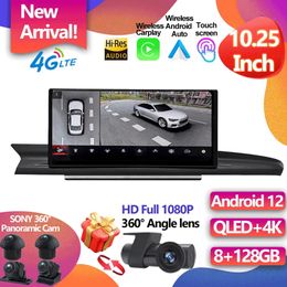 Pour Audi A4 B9 A5 2017-2020 1280*480P 8 + 128G Android 12 autoradio lecteur vidéo Auto Radio GPS Navigation stéréo CarPlay écran