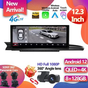 Pour Audi A6 A6L A7 2012 - 2019 12.3 Pouces LHD Autoradio DVD Lecteur Multimédia Android 12 Auto Audio GPS Navigation Stéréo Récepteur-5