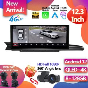 Für Audi A6 A6L A7 2012 - 2019 12,3 Zoll LHD Autoradio DVD Multimedia Player Android 12 Auto Audio GPS Navigation Stereo Empfänger-2