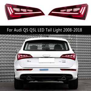 Voor Audi Q5 Q5l LED-staartlicht 08-18 Auto-styling achterlamp remremremslichten Streamer Turn Signal Taillight Assembly Auto-onderdelen