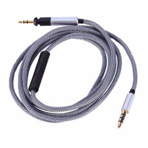 Freeshipping Voor Audio Technica ATH-M50x ATH-M40x 35mm Mannelijke Jack naar 25mm Mannelijke Jack Nylon Vervanging Hoofdtelefoon Verlengkabel Mic Xcrla