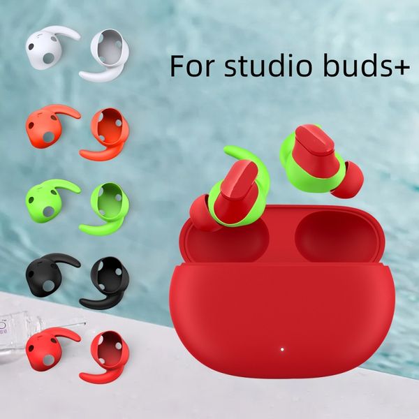 Para B Studios Buds+ mango Auriculares inalámbricos reales Bluetooth Reducción activa de ruido para Android e iOS Stereo Gaming Sport Tapones para los oídos de silicona con mango