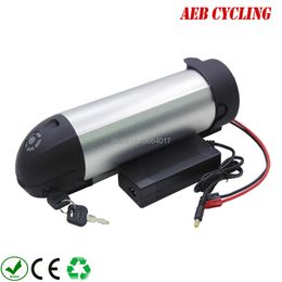Pour bouteille de vélo de croisière de plage tube descendant 36V 14.5Ah batterie Li-ion ebike haute capacité avec chargeur