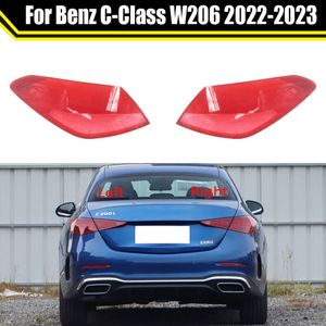 Couvercle de feu arrière de voiture pour Benz classe C W206 2022 2023, coque de remplacement, masque, abat-jour