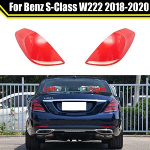 Pour Benz classe S W222 2018 2019 2020 feu arrière feux stop remplacement Auto coque arrière couverture masque abat-jour