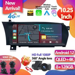 Voor Benz S W221 W216 2005-2013 10.25 inch Android 12 Auto Touch Screen GPS Car Play Monitors Speacker Radio Multimedia Player-3