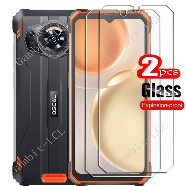 Para Blackview Oscal S80 Temper Glass Protective en Oscals80 6.58 pulgadas Película de portada de teléfonos inteligentes de pantalla