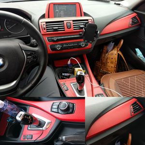 Para BMW Serie 1 F20 2012-2016 pegatinas autoadhesivas para coche 3D 5D pegatinas de vinilo de fibra de carbono para coche y calcomanías accesorios de estilo de coche