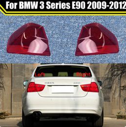 Voor BMW 3 Serie E90 2009-2012 Auto Achter Achterlicht Shell Remlichten Shell Vervanging Auto Achter Shell Cover lampenkap