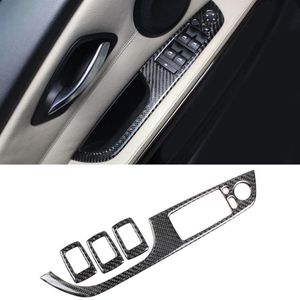 Voor Bmw 3 Serie E90 E92 2005-2012 Koolstofvezel Auto Accessoires Venster Bedieningspaneel Frame Schakelaar Cover Sticker trim Interior250C