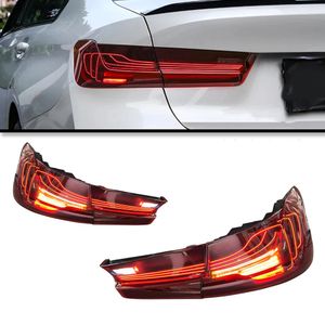 Pour la BMW Série 3 G20 G28 20 19-20 22 LACES DE CARRE LED LUMBRES DE DAYIME CHARMES SIGNALES Dynamiques