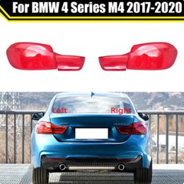 Voor Bmw 4 Serie M4 2017-2020 Auto Achter Achterlicht Shell Remlichten Shell Vervangen Auto Achterlicht Shell cover Masker Lampenkap