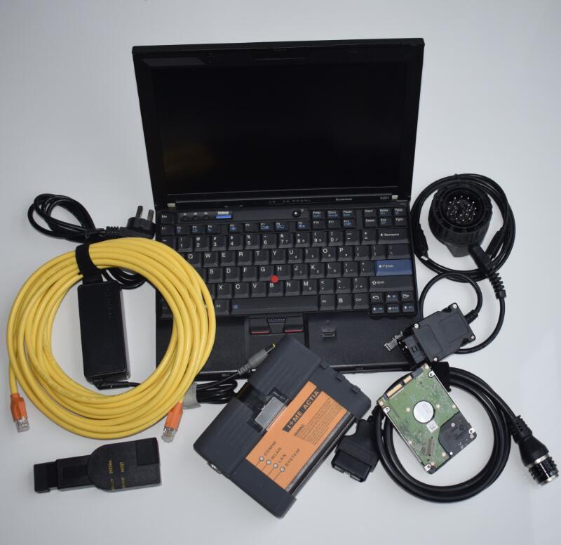 for bmw car diagnostic tool icom a2 b c laptop x201t i7 tablet 1000gb hdd expert mode ready to use
