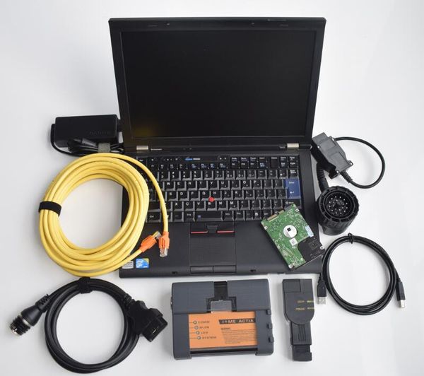 Pour outil de diagnostic bmw icom a2 avec ordinateur portable thinkpad t410 i5 4g hdd 1000gb dernière version mode expert prêt à l'emploi