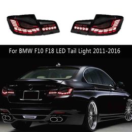 Pour BMW F10 F18 feu arrière LED 11-16 528i 530i 535i M5 GTS ensemble de feu arrière de voiture Streamer clignotant indicateur feux de freinage